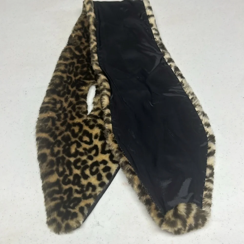 Faux Fur  Scarf Animal Print